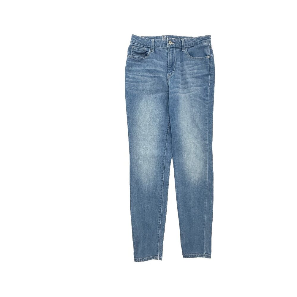 No Boundaries Skinny Jeans Women‎ 7 Blue Medium Wash High Rise Stretch 20279